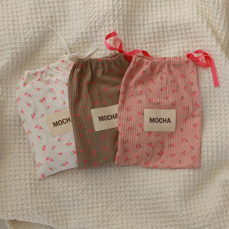 Pink Mocha Flower Girl Layette Set