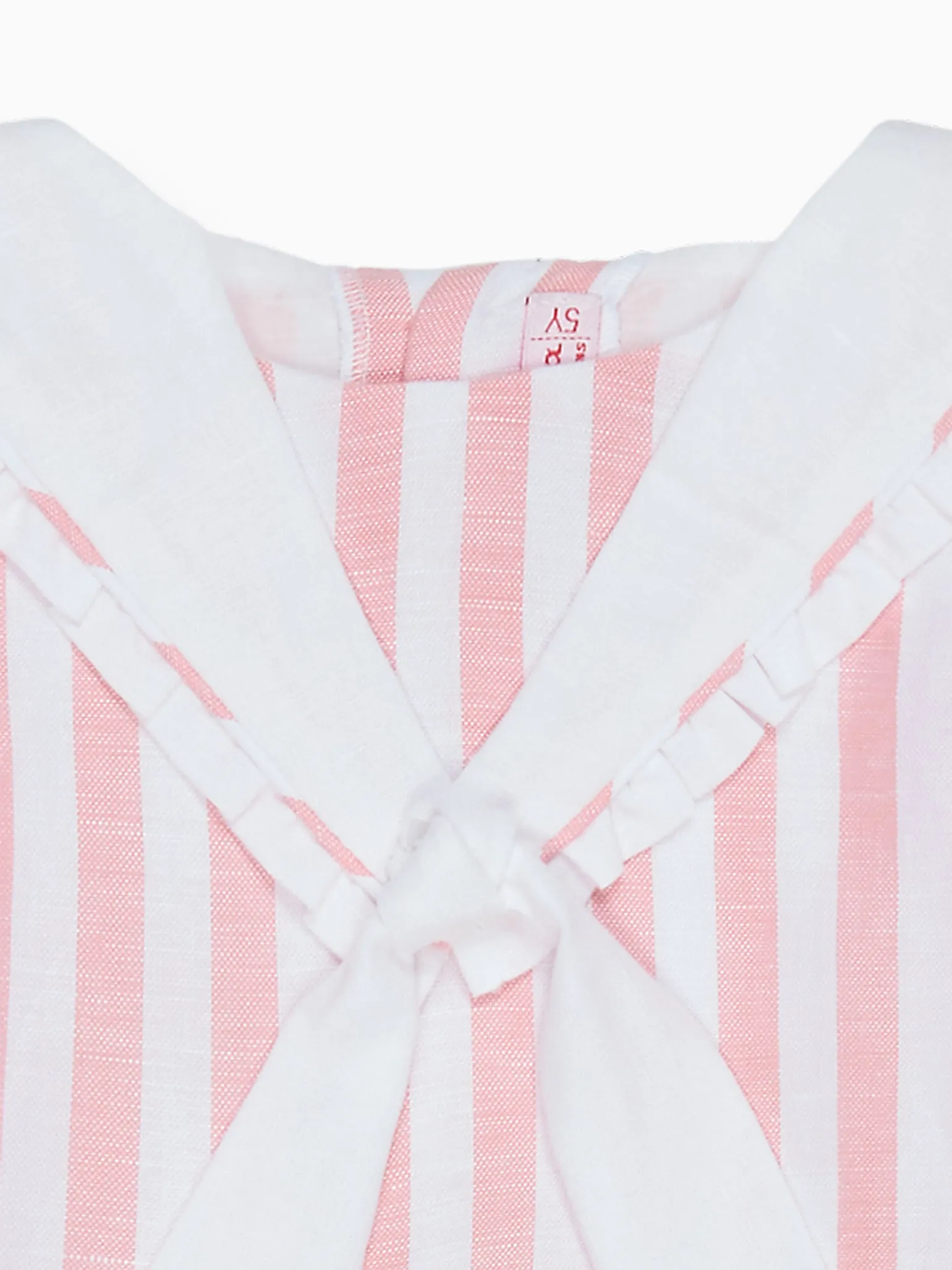 Pink Stripe Aranda Girl Drop Waist Dress