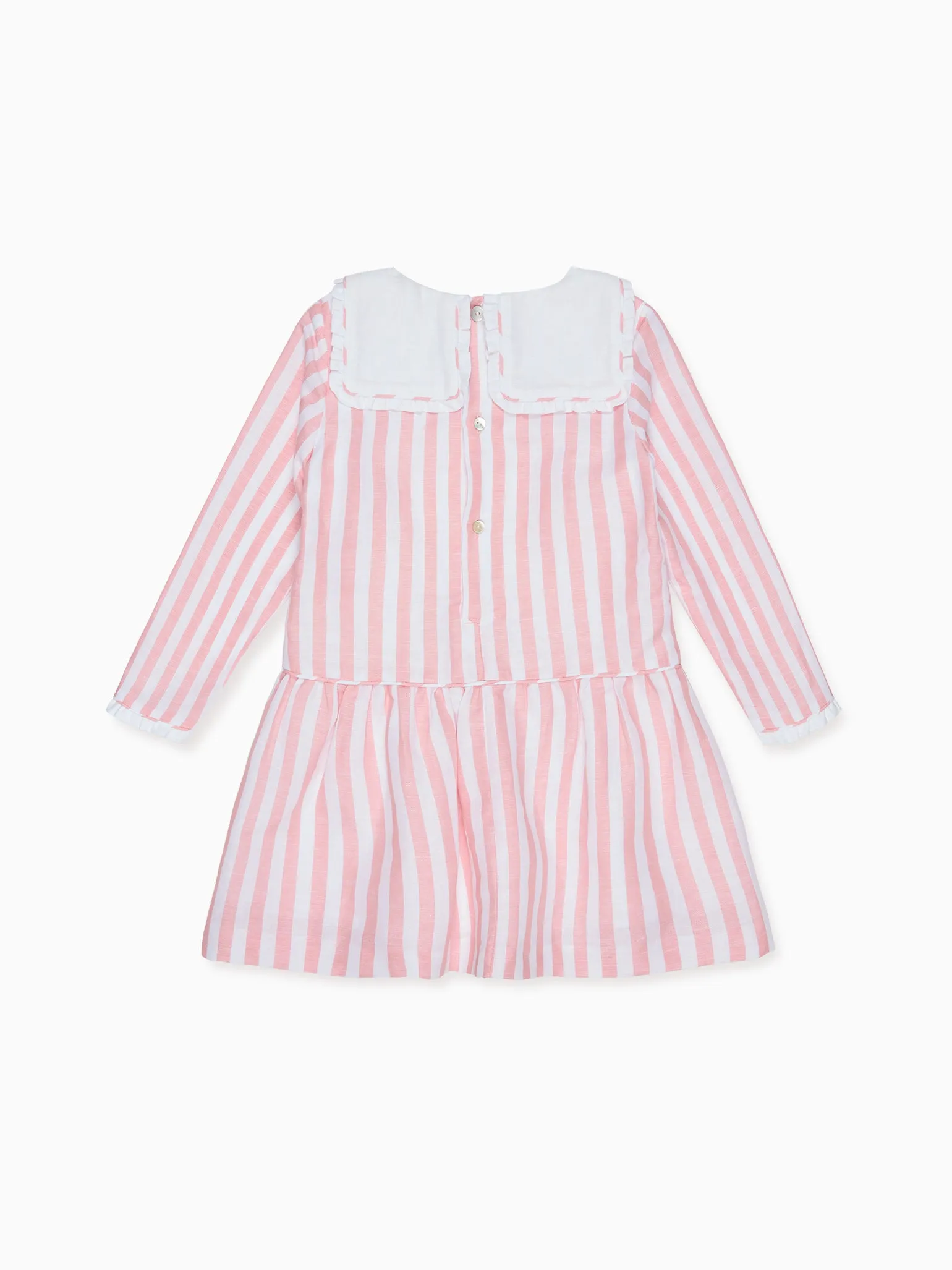 Pink Stripe Aranda Girl Drop Waist Dress