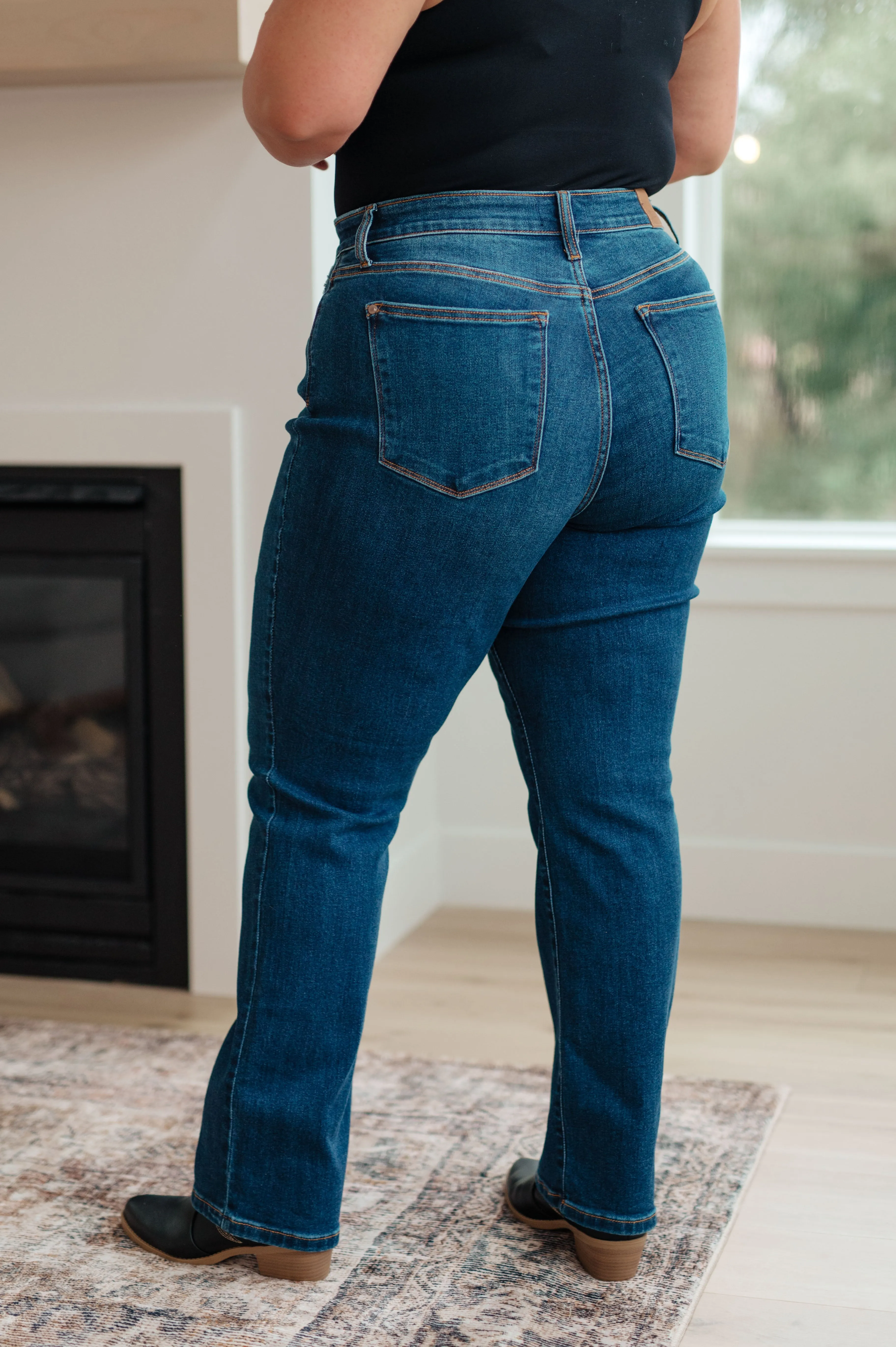 High Rise Pippa Dad Jeans with Button Fly