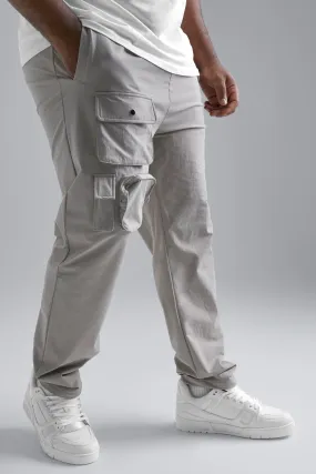 Plus Zip Detail Slim Fit Trousers