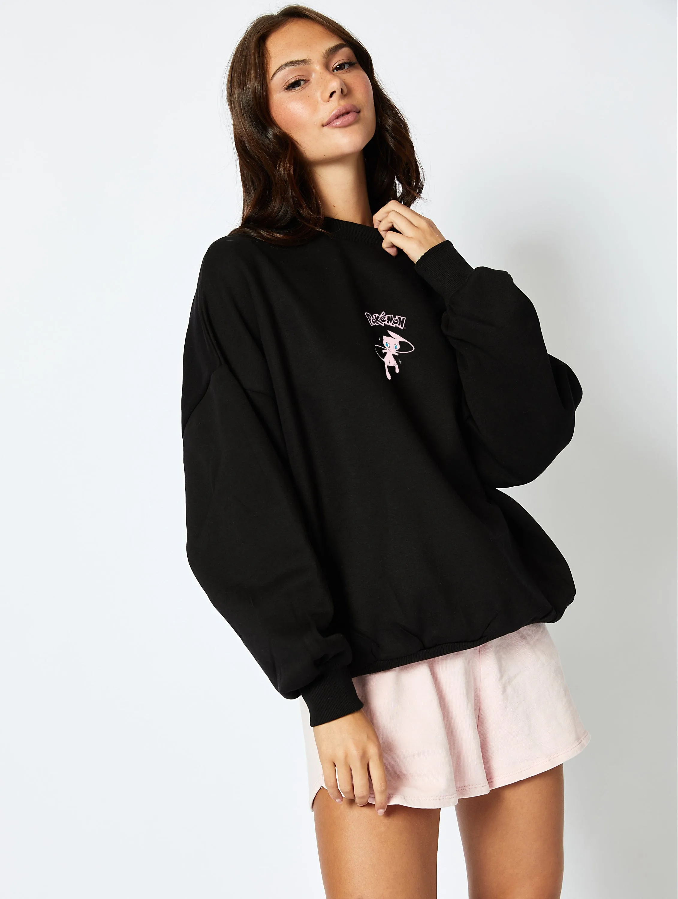 Pokemon #0151 Mew Sweatshirt in Black