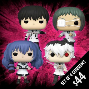 Pre-Order: Funko Pop! Tokyo Ghoul (Set of 4 Commons)