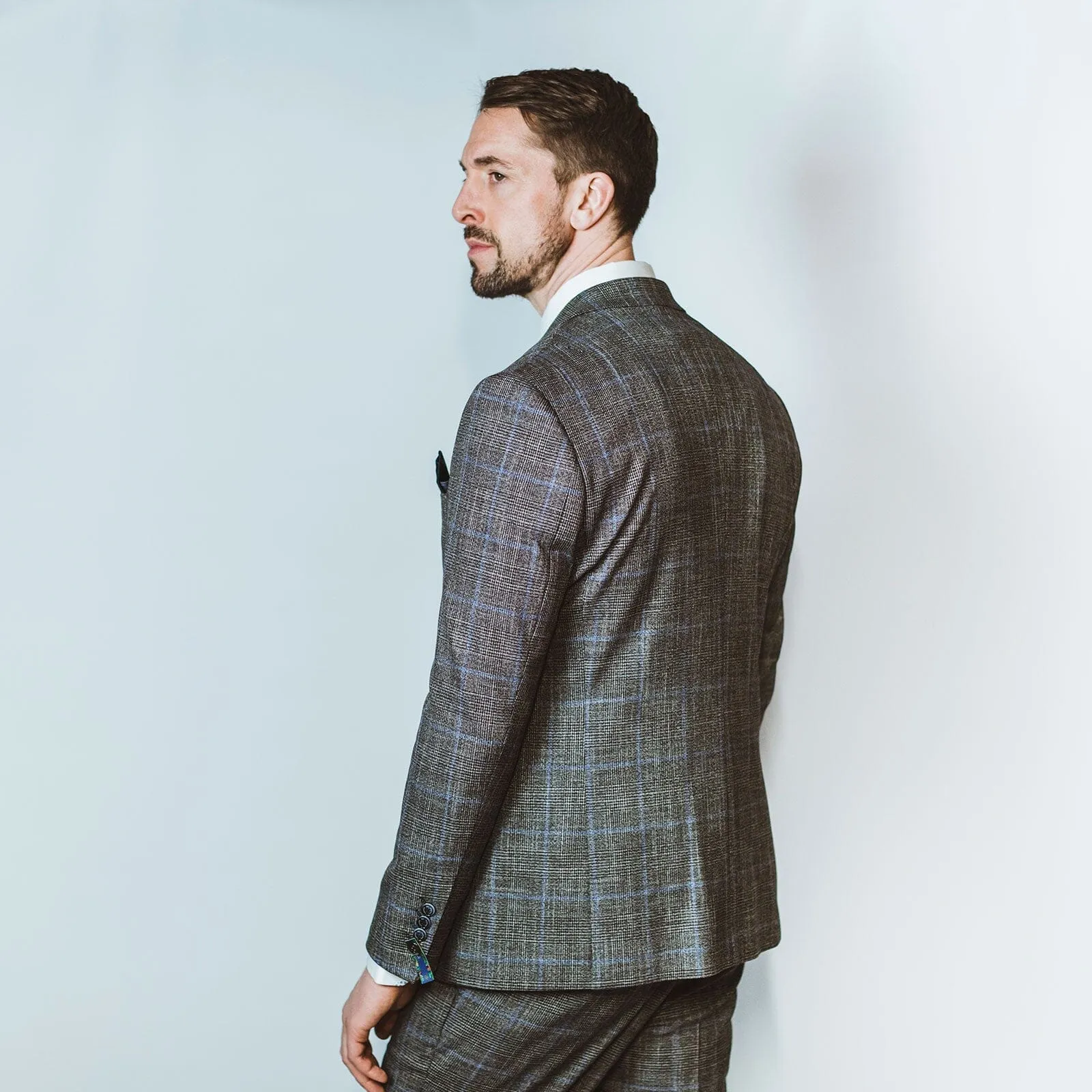 Prince of Wales Grey Check Jacket