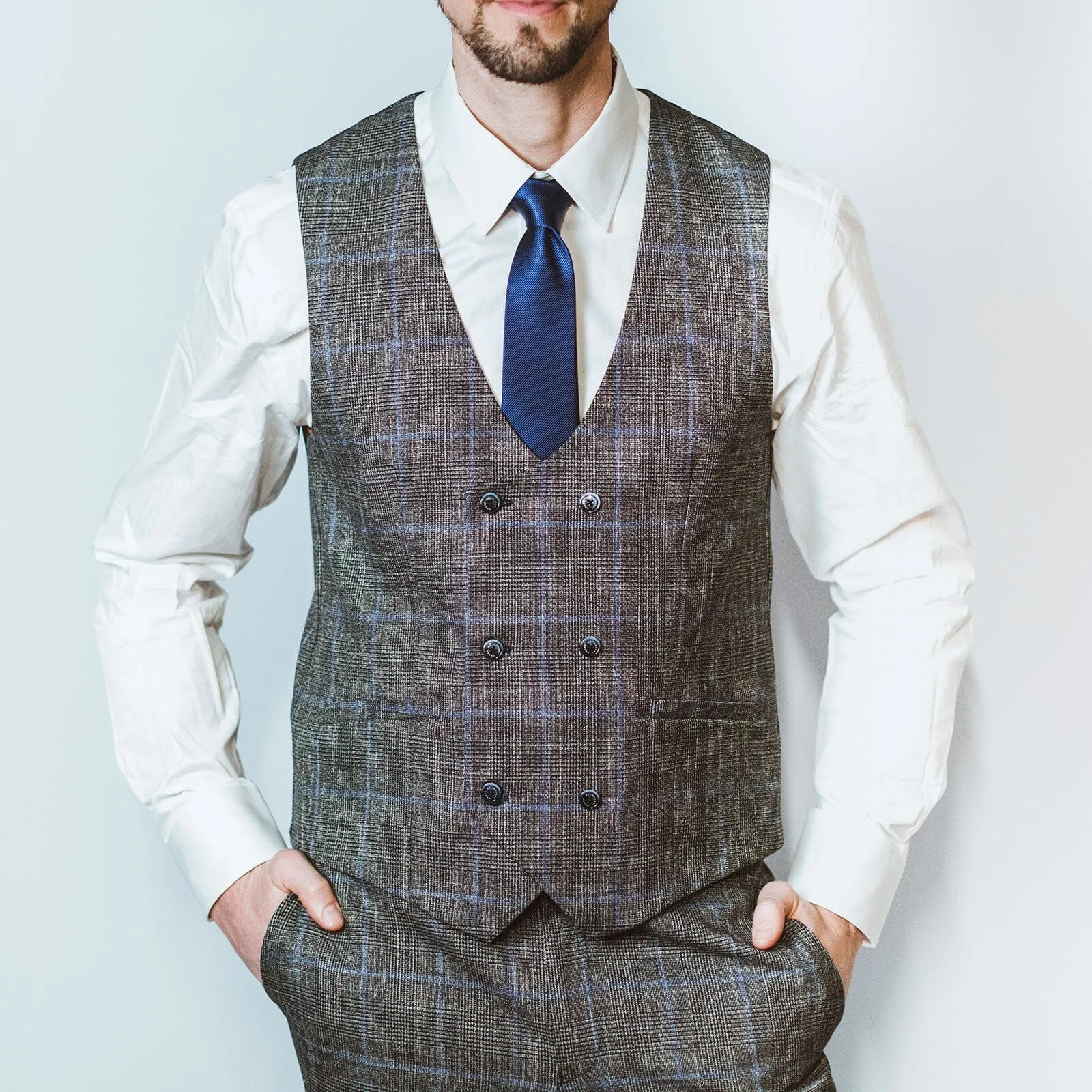 Prince of Wales Grey Check Jacket