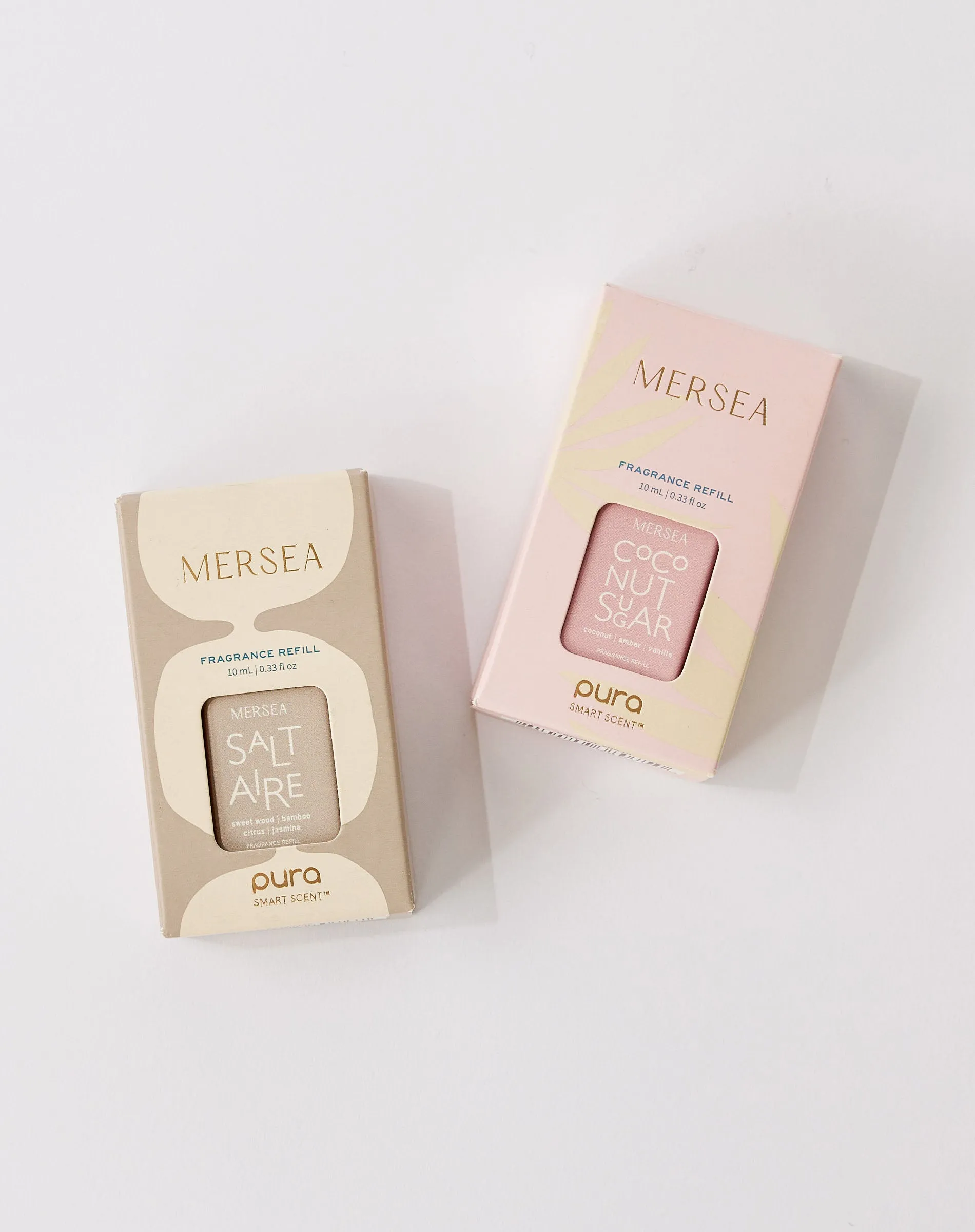 Pura X MERSEA Smart Fragrance Diffuser Set - Saltaire + Coconut Sugar