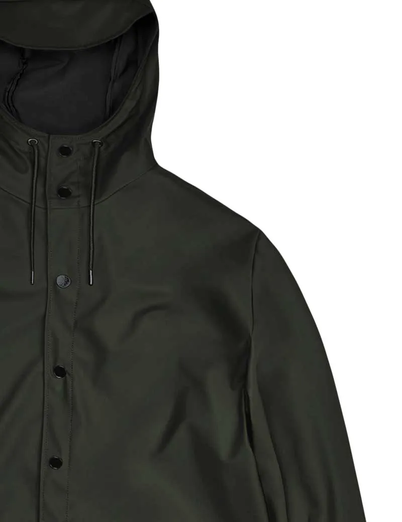 Rains Long Rain Jacket Green 12020