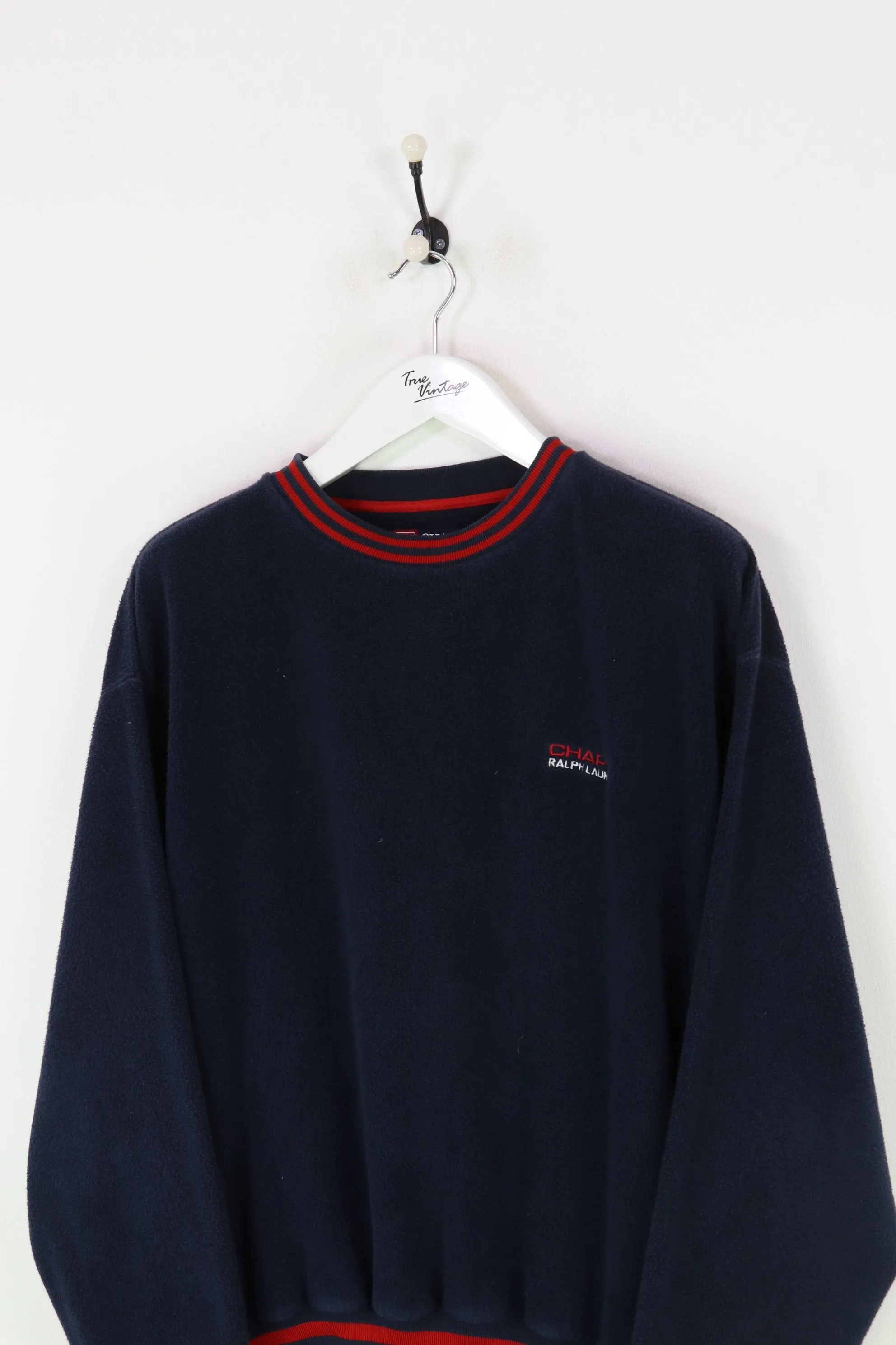 Ralph Lauren Chaps Fleece Navy Large: Men's Clothing Department.