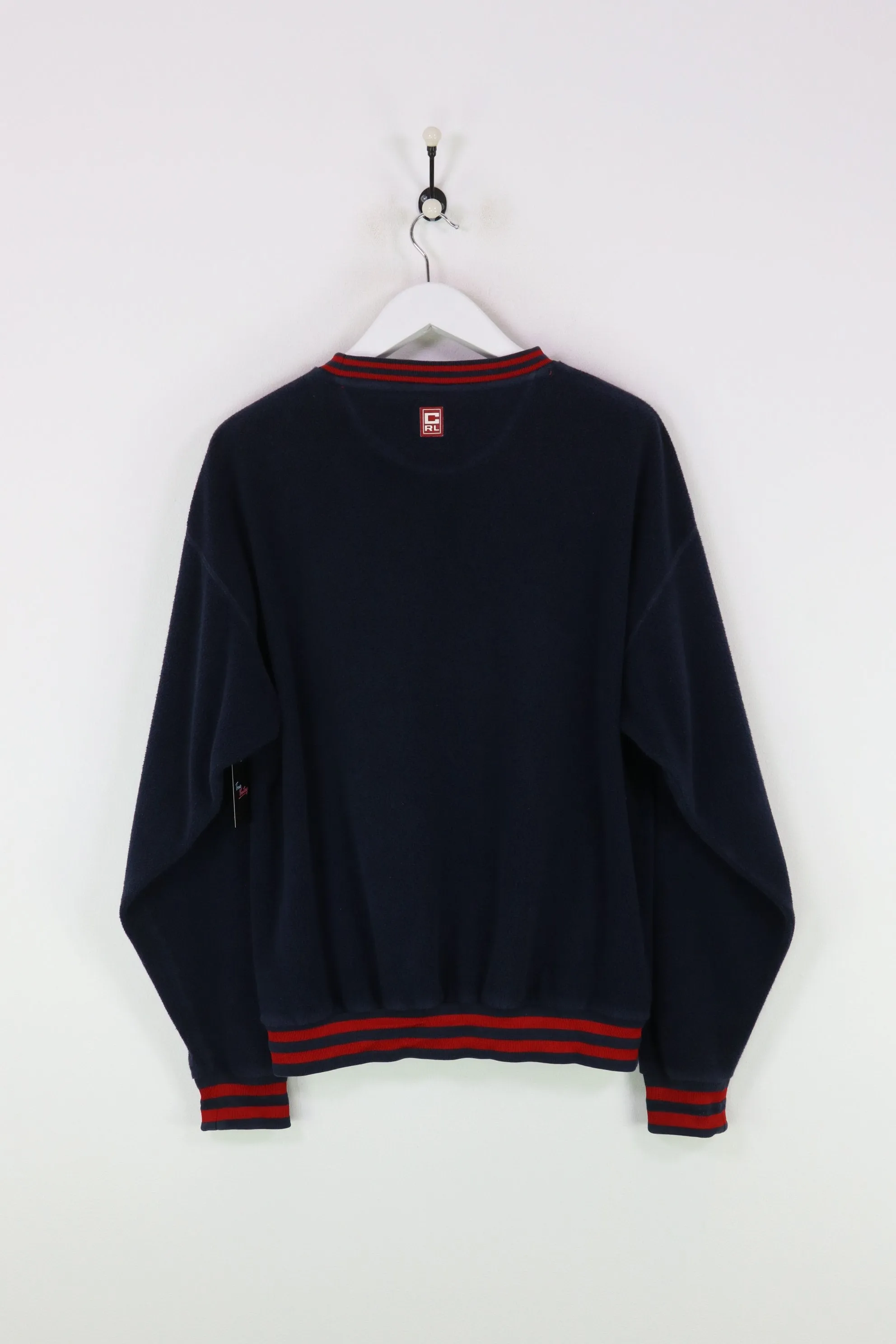 Ralph Lauren Chaps Fleece Navy Large: Men's Clothing Department.