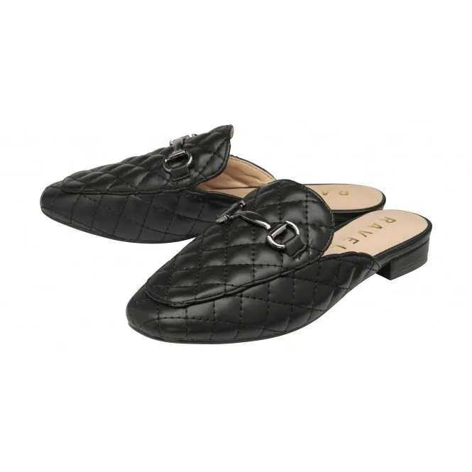 Ravel Black Zarren Backless Mules RLS616BB1