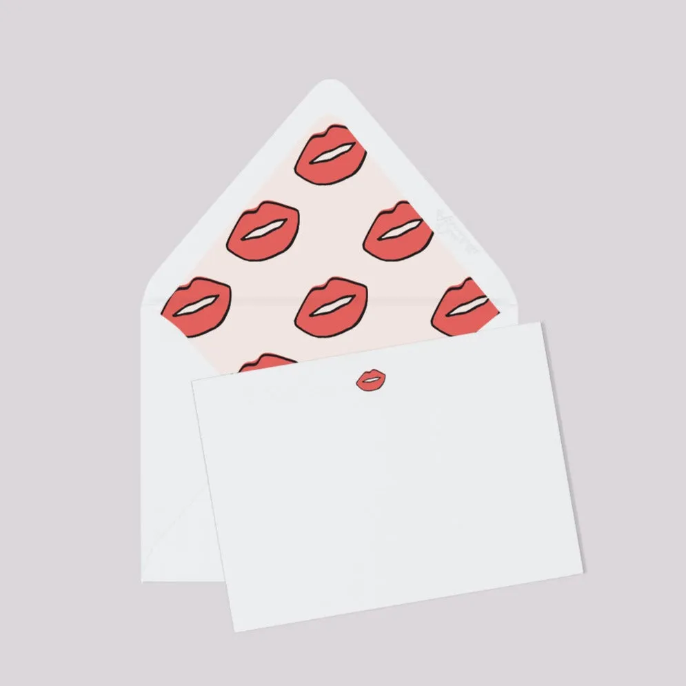 Read My Lips Notecard Set