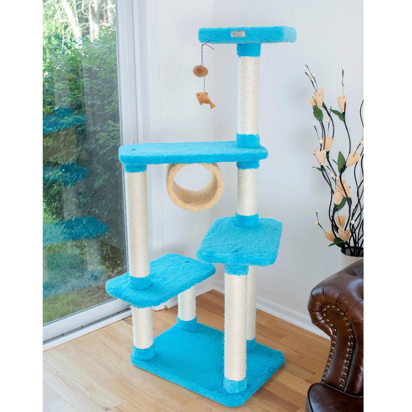 Real Wood Cat Climber Tree with Platforms