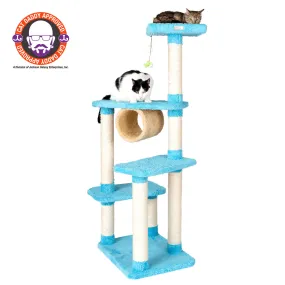 Real Wood Cat Climber Tree with Platforms