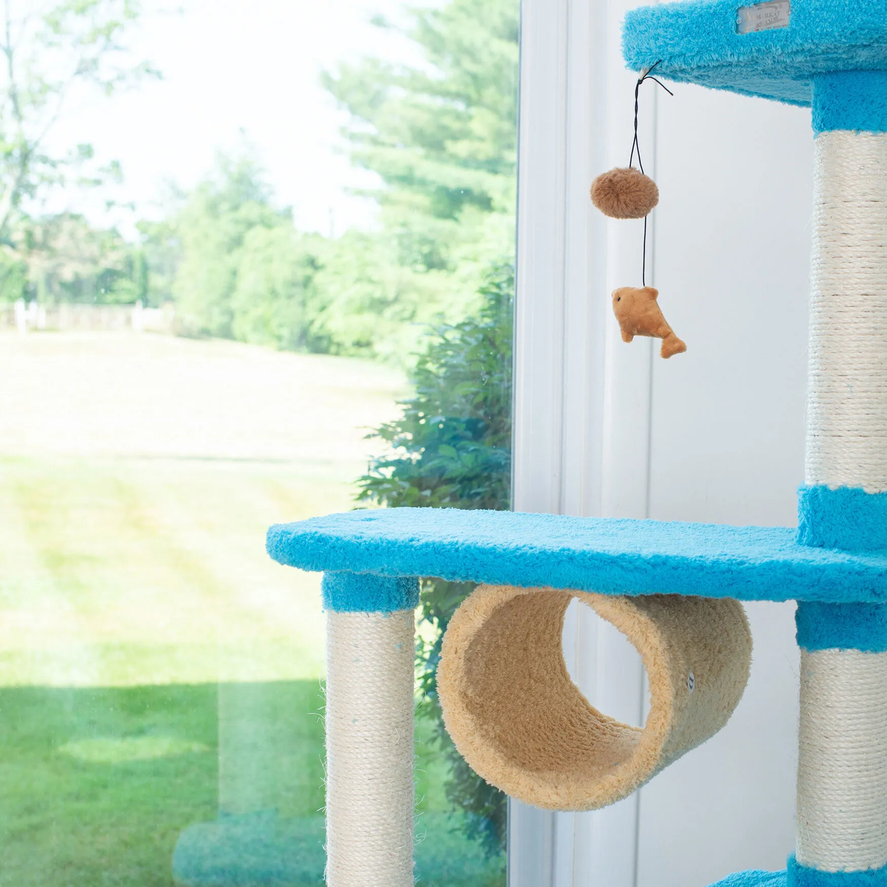 Real Wood Cat Climber Tree with Platforms