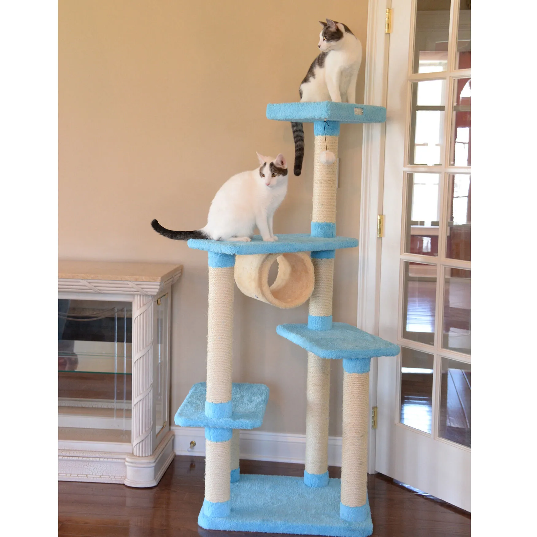 Real Wood Cat Climber Tree with Platforms