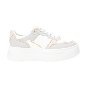 Refresh Women's Platform Lace-Up Sneakers in Ice Color