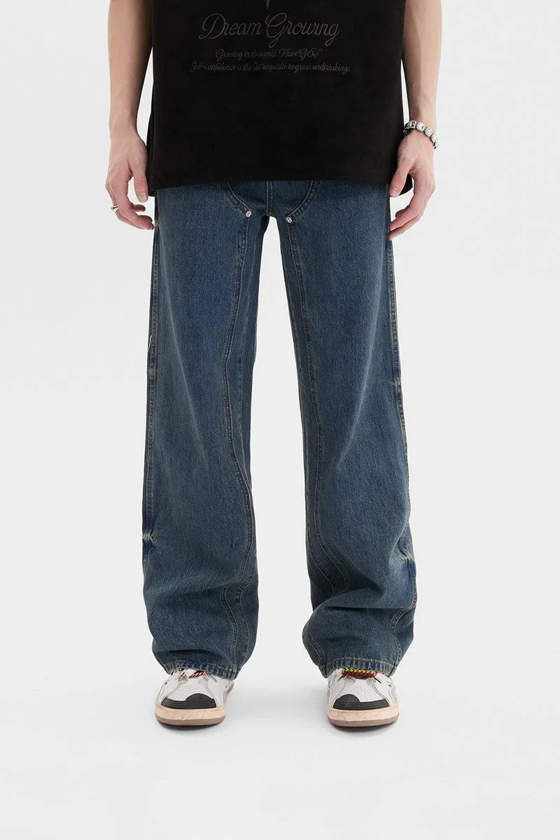 Retro Layered Jeans