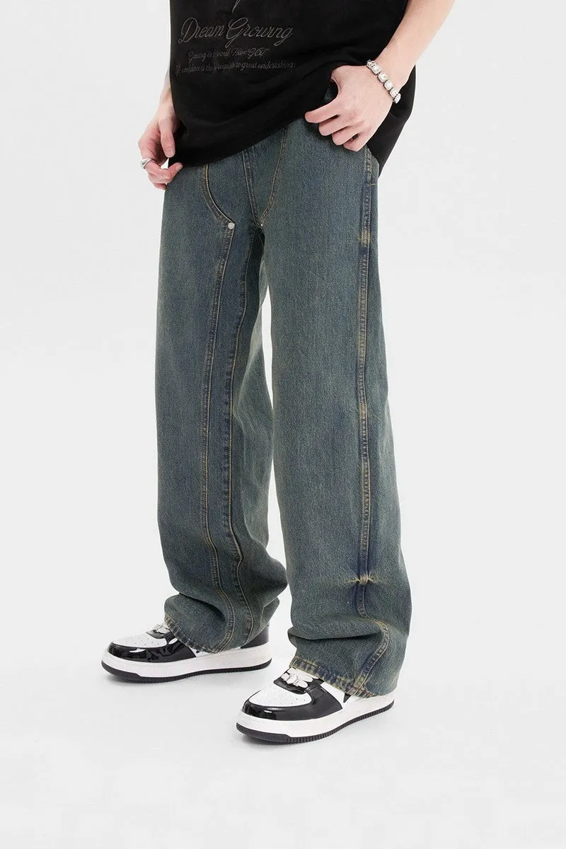 Retro Layered Jeans