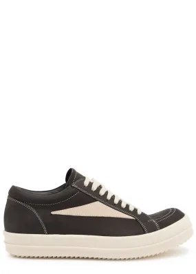 RICK OWENS Vintage panelled nubuck sneakers  -                         -                     -                