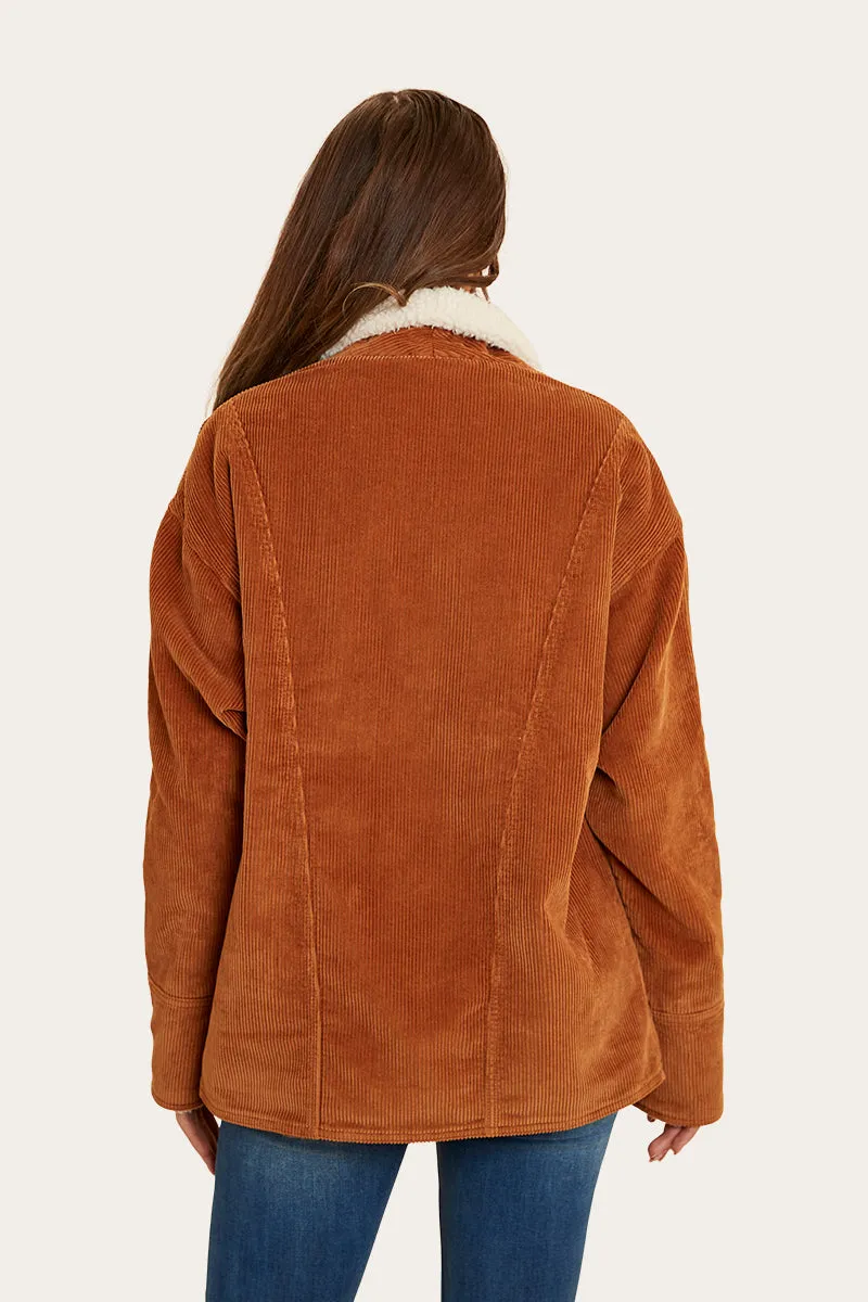 Ringers Western Women's Lacey Sherpa Jacket (Toffee)