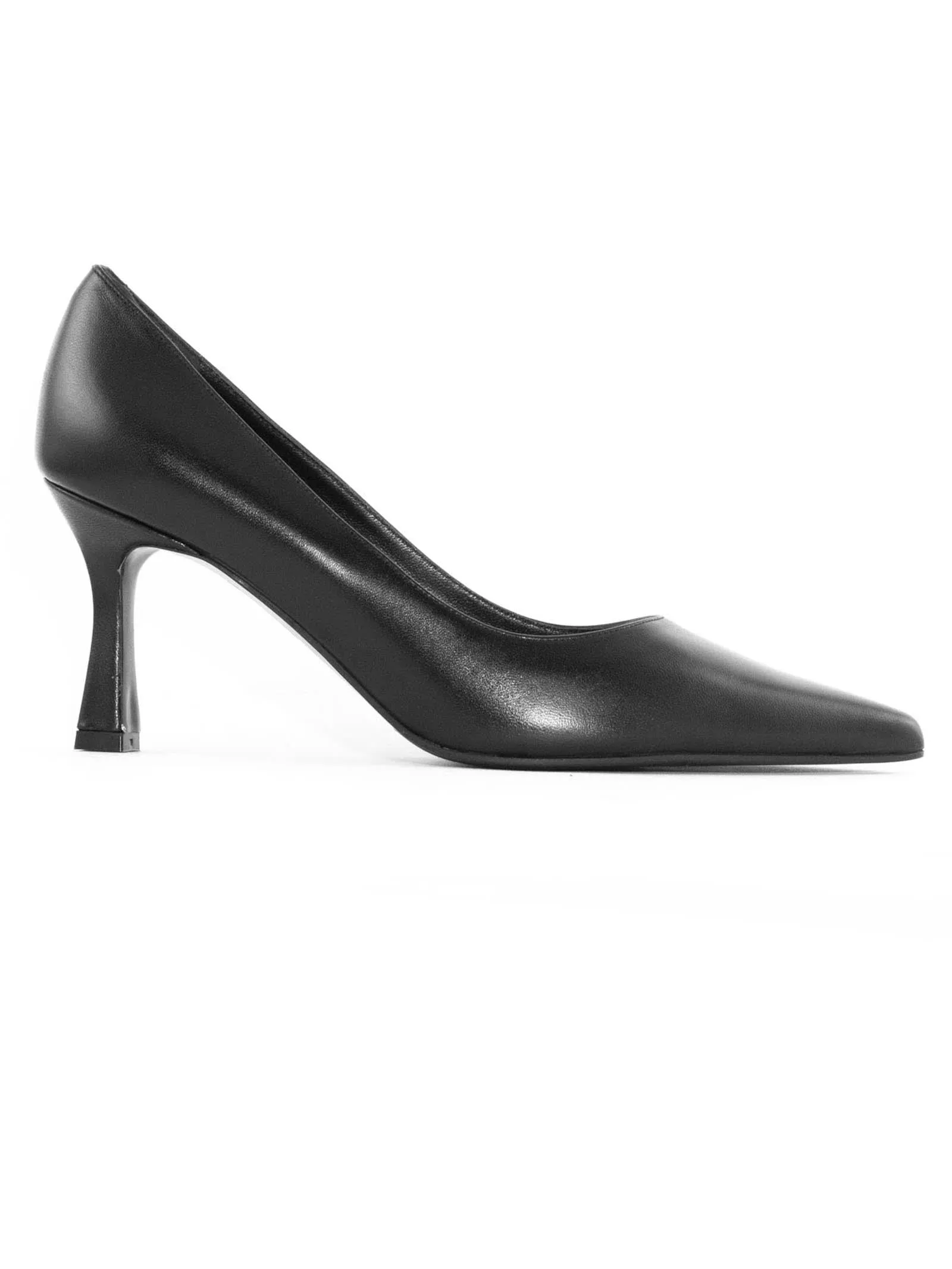 Roberto Festa Black Leather Kate Pumps