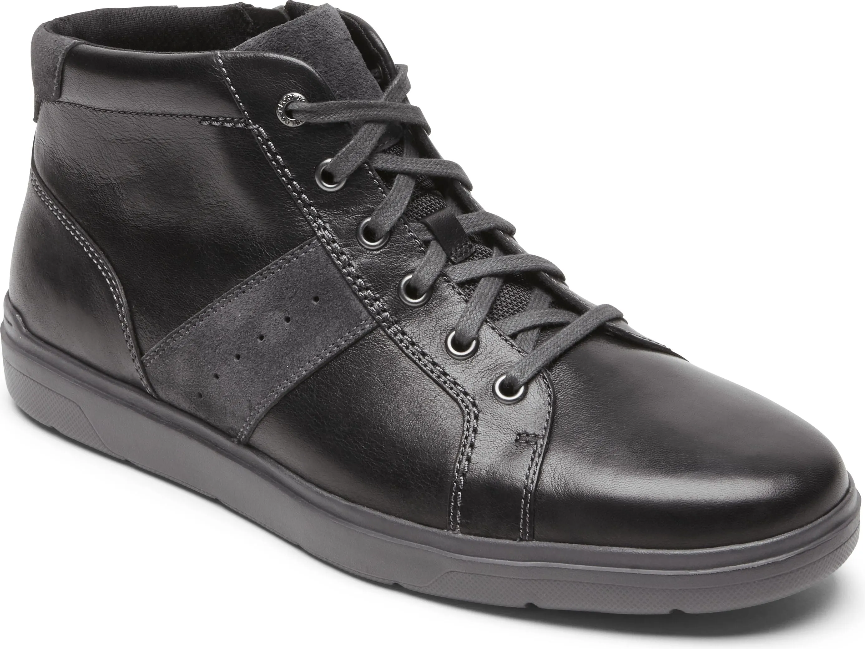 Rockport Total Motion Lite Zip Chukka Black - Wide