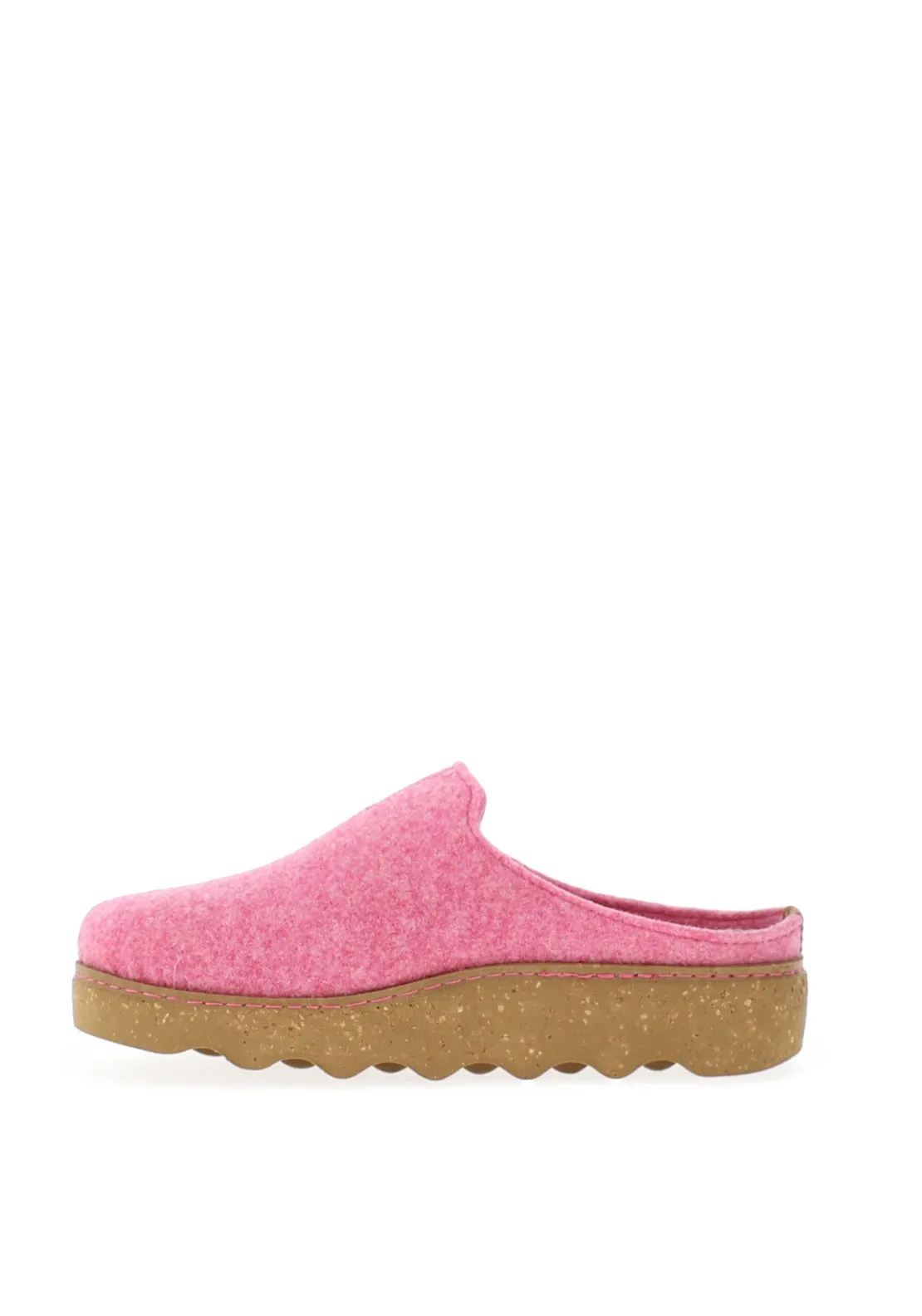 Rohde Wool Trim Mules, Pink