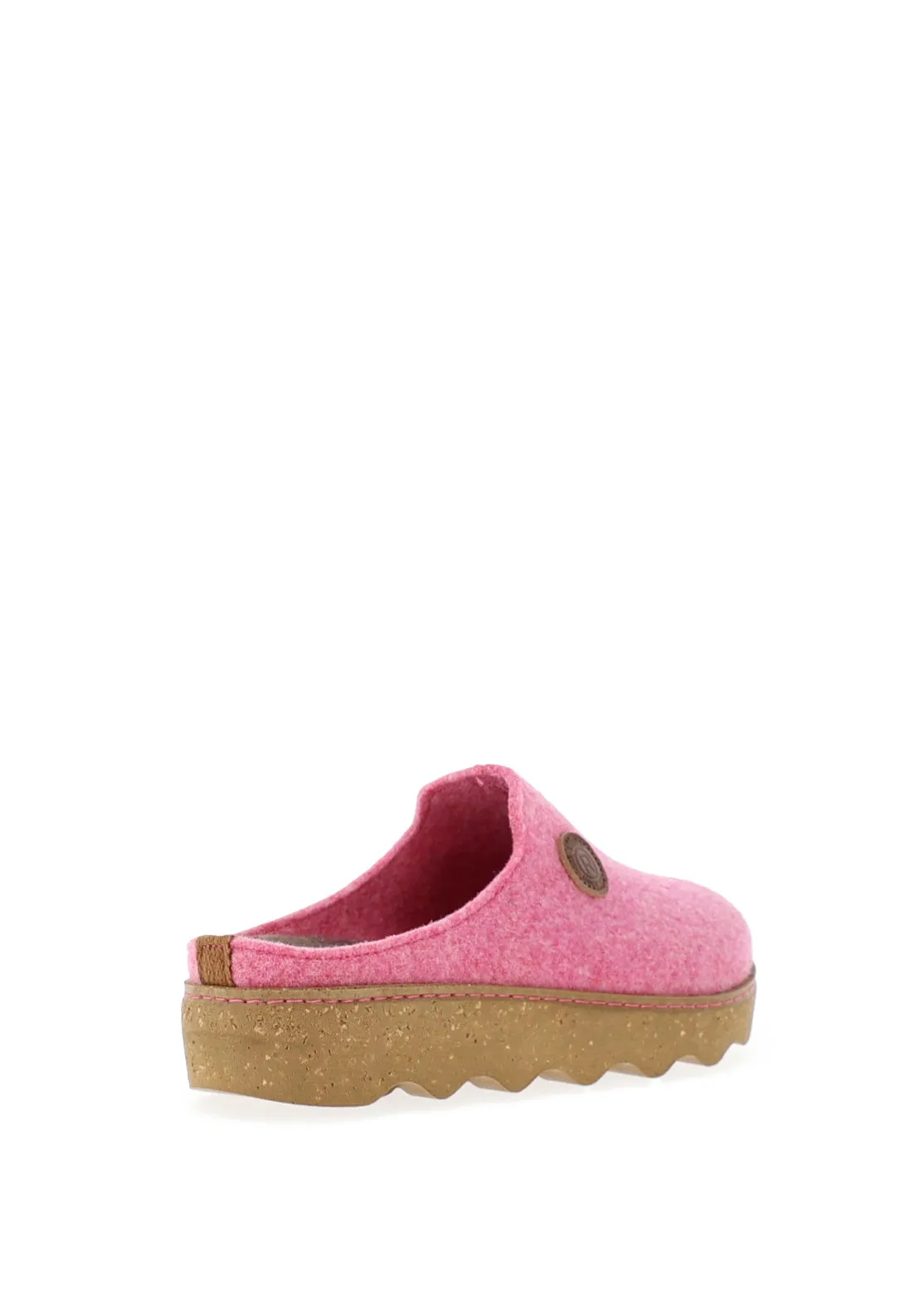 Rohde Wool Trim Mules, Pink