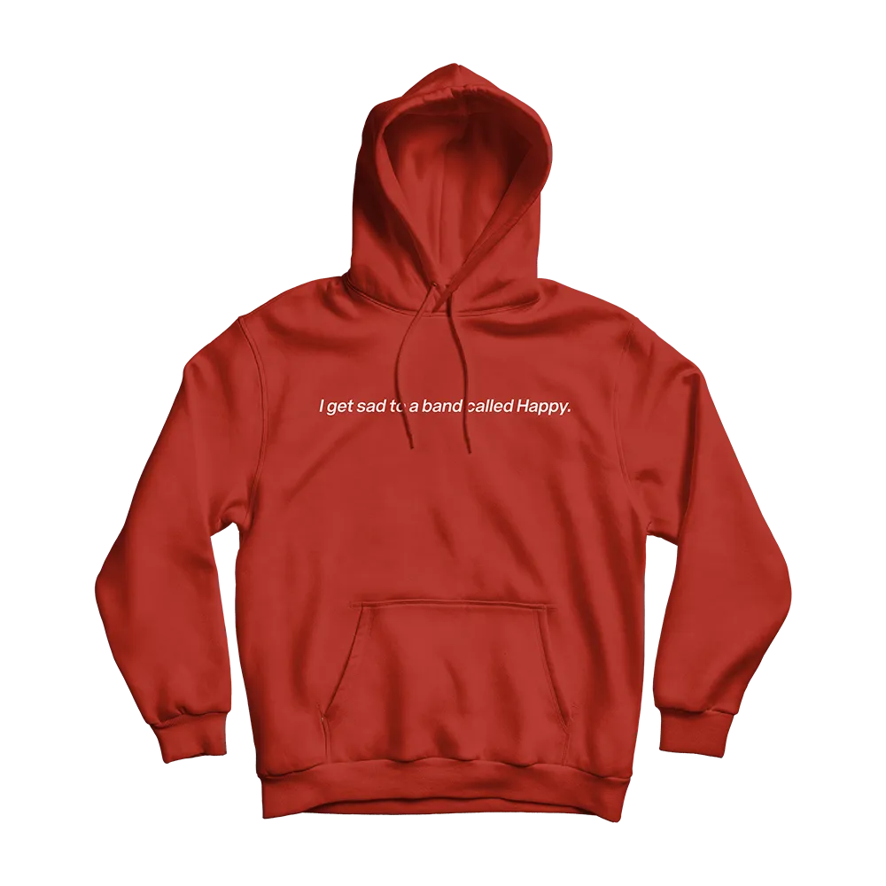 Sad Red Hoodie - Purchase Online Now!