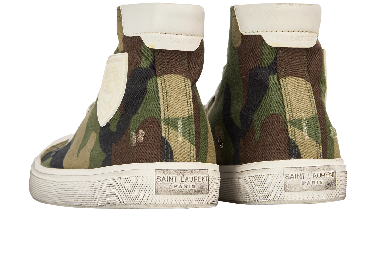 Saint Laurent Bedford Camouflage Trainers