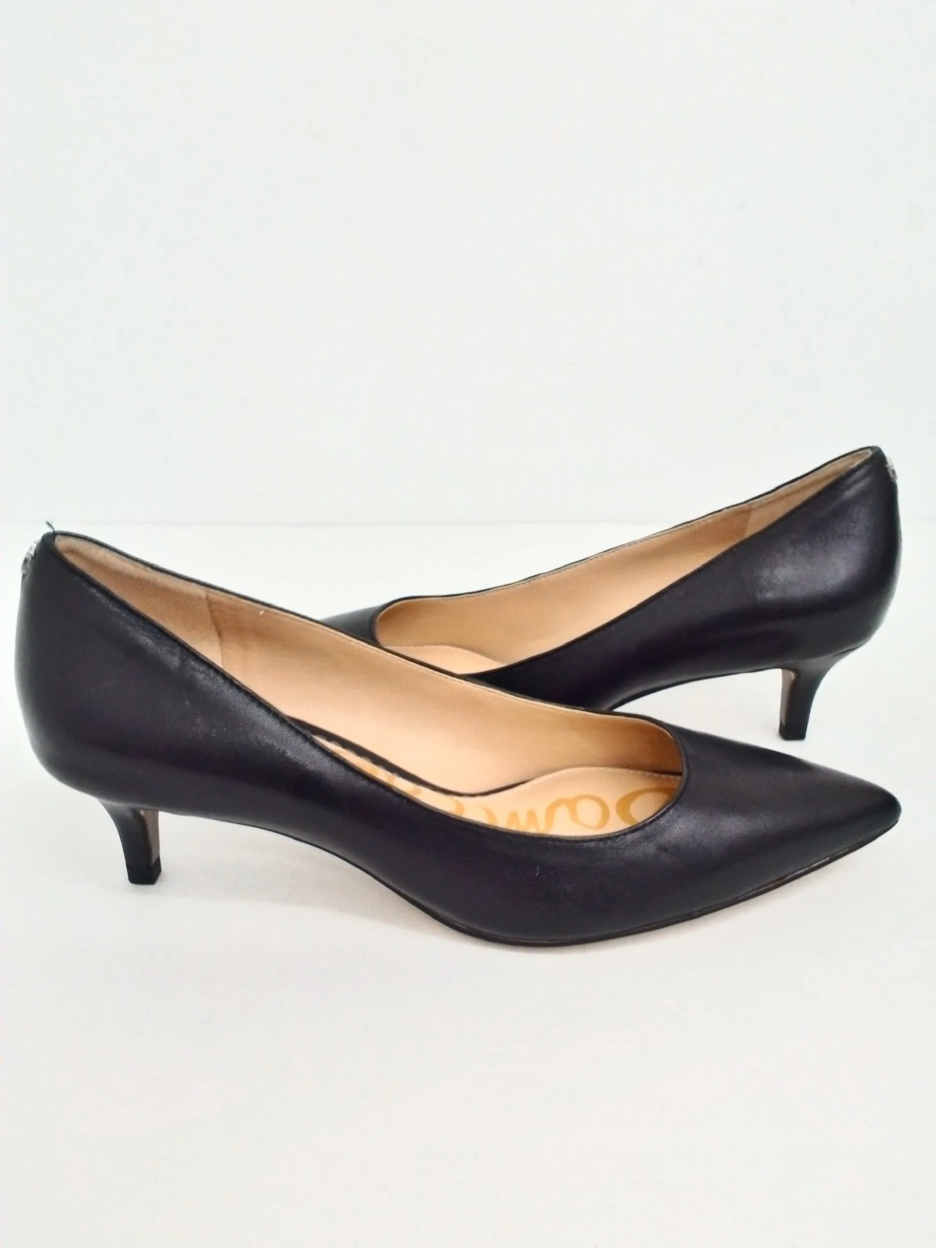 Sam Edelman Women's Black Leather Heels Size 5 M