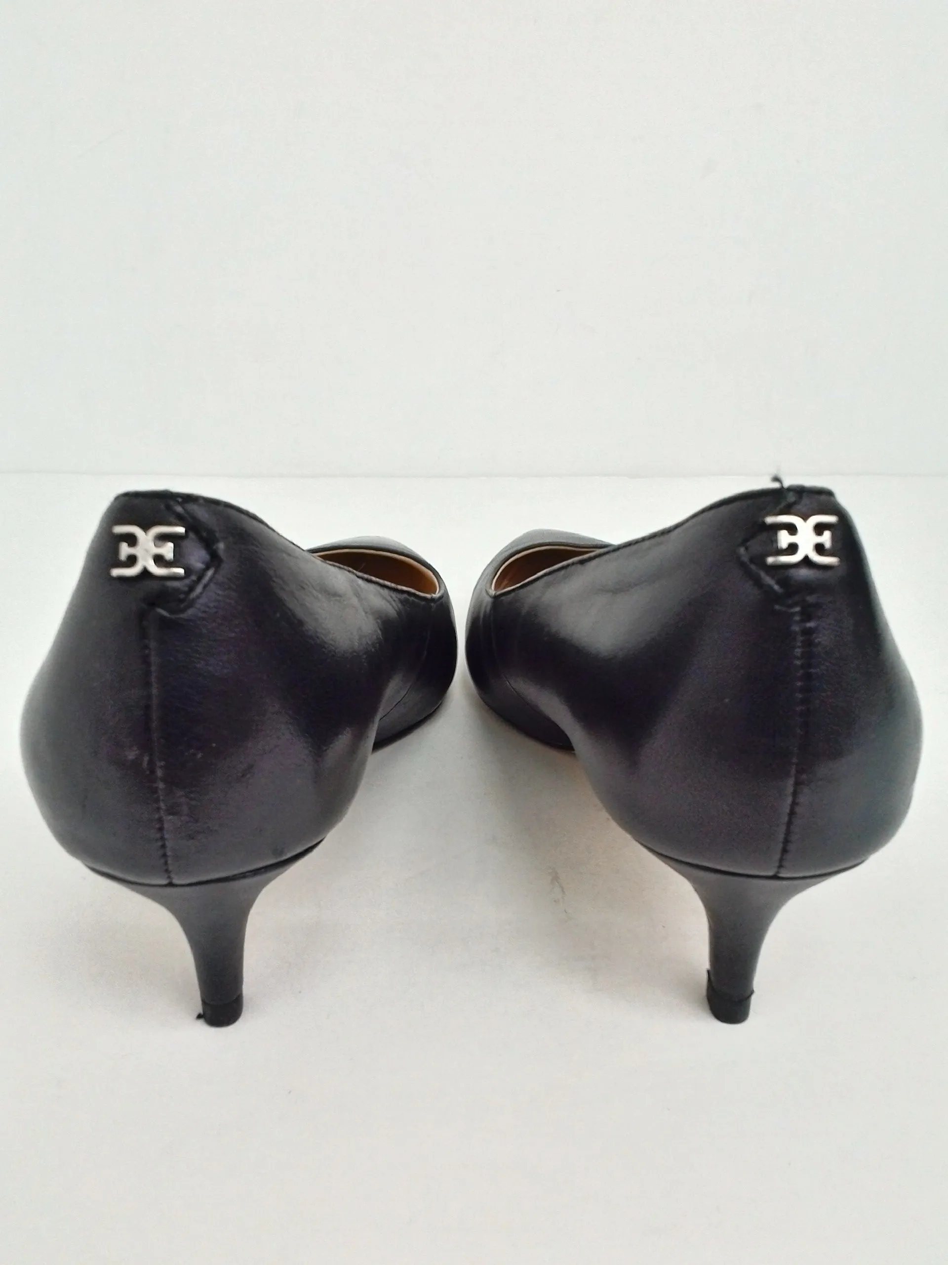 Sam Edelman Women's Black Leather Heels Size 5 M