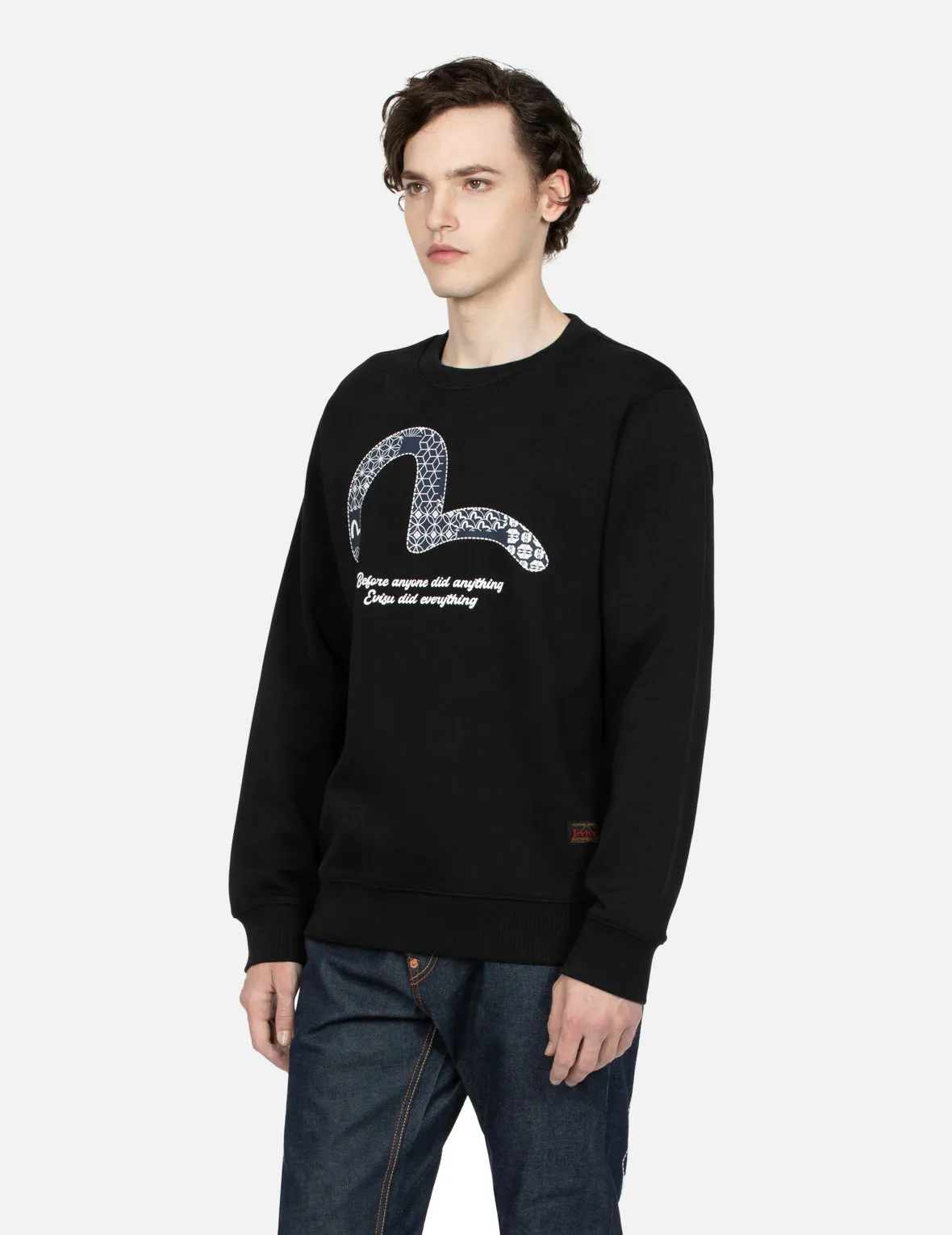 Seagull Print Regular Fit Sweatshirt