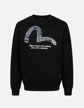 Seagull Print Regular Fit Sweatshirt