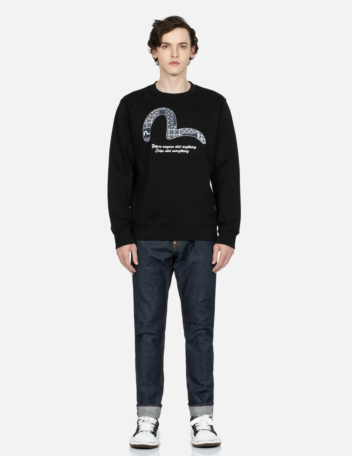 Seagull Print Regular Fit Sweatshirt