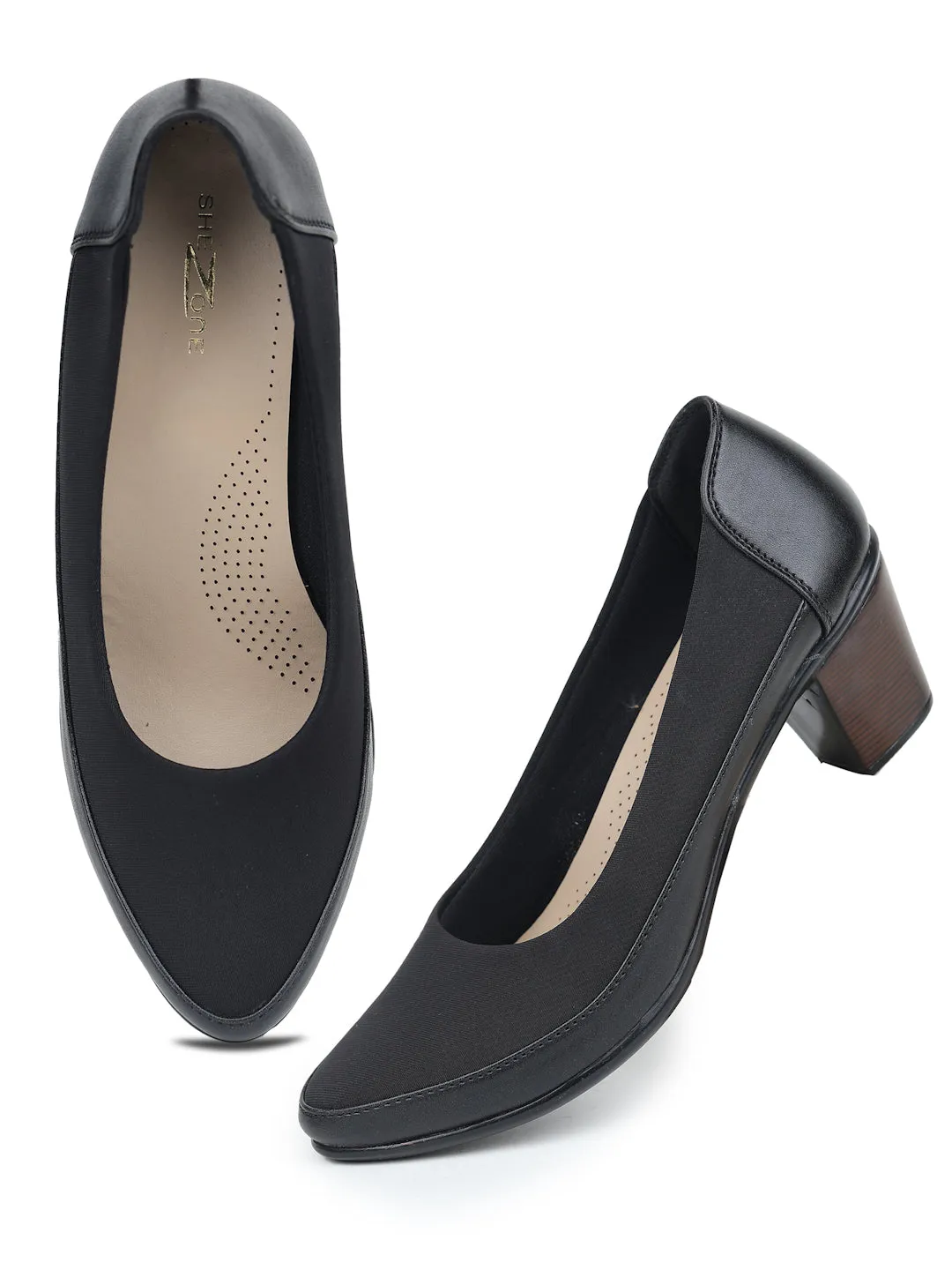 Shezone Black Women Heels