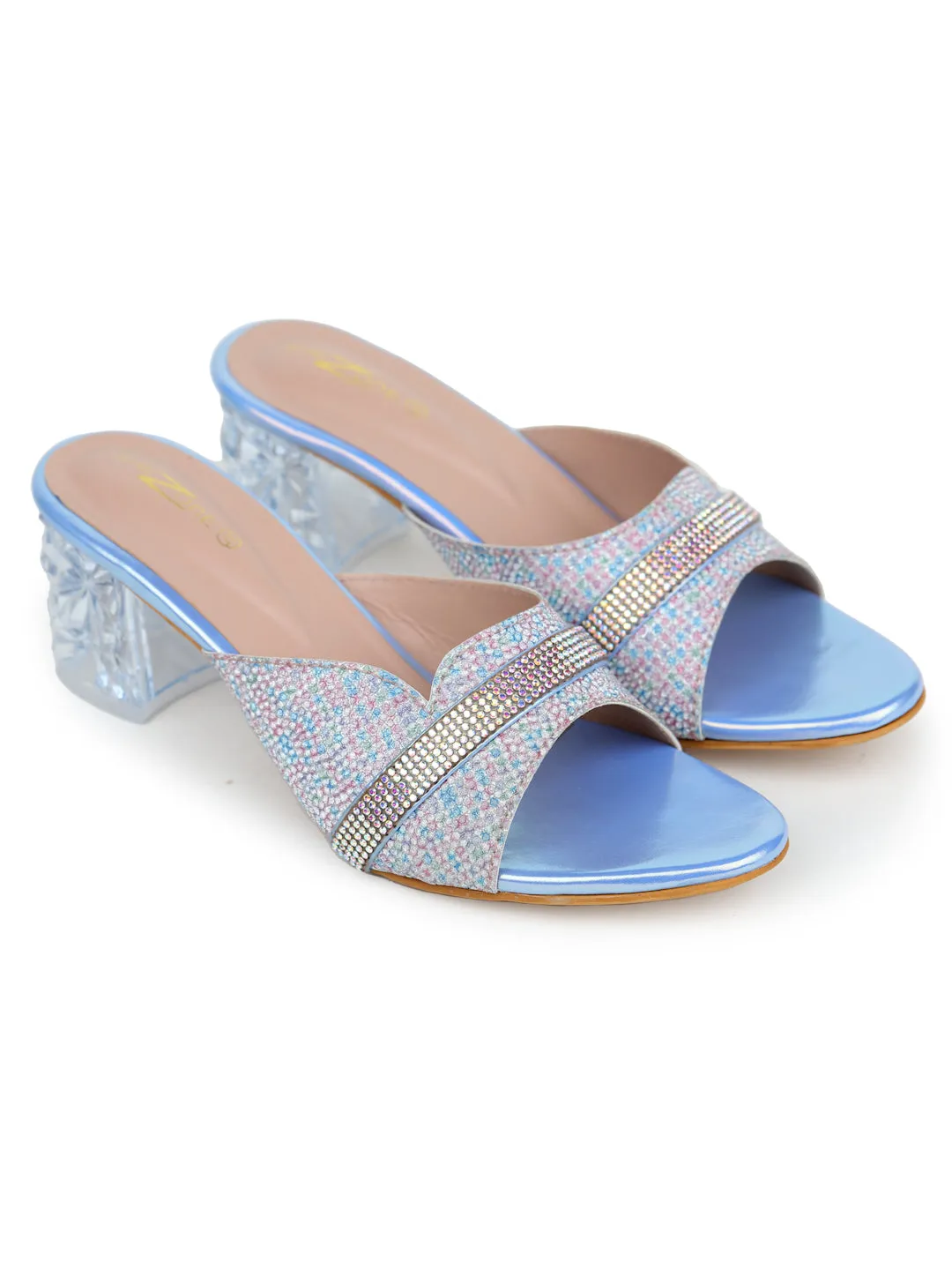 Shezone Blue Women Heels