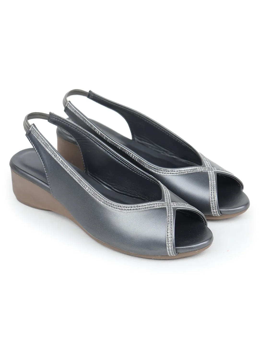 Shezone Grey Women Heels