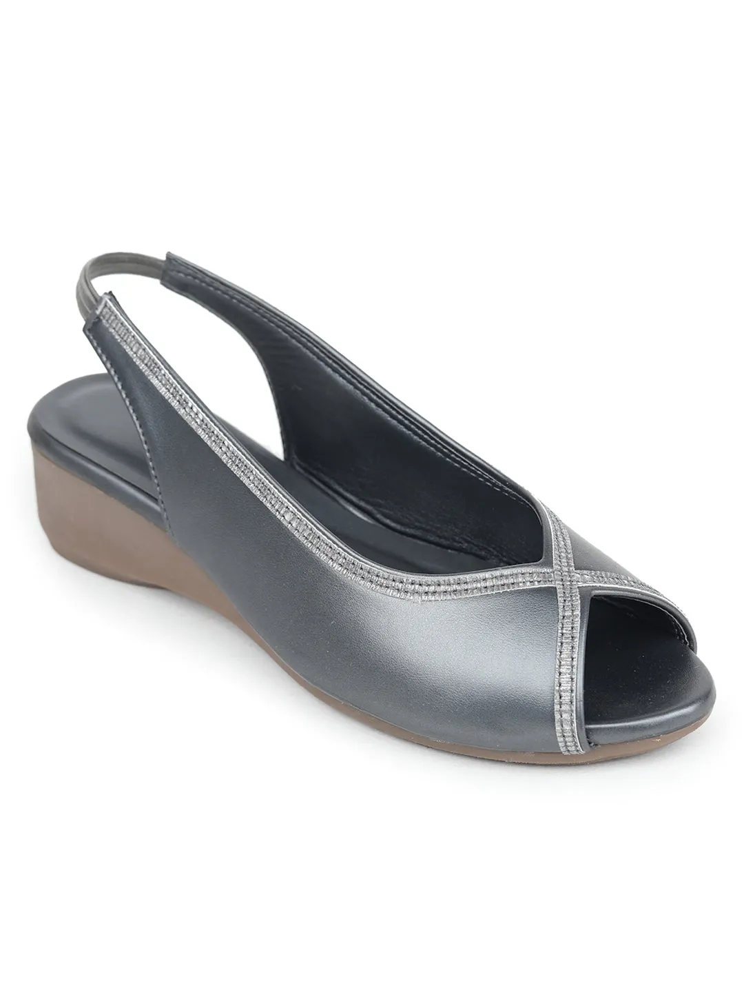 Shezone Grey Women Heels