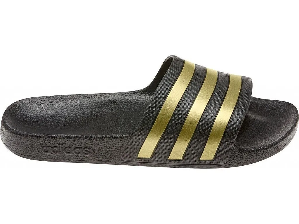 shoes adidas Performance Adilette Aqua - Core Black/Gold Matt/Core Black - men´s