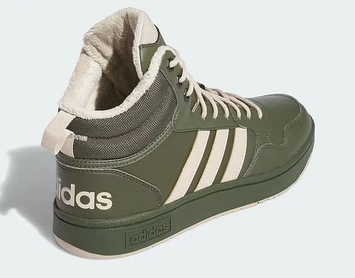 shoes adidas Performance Hoops 3.0 Mid Wtr - Night Cargo/Clay Brown/Core Black - men´s