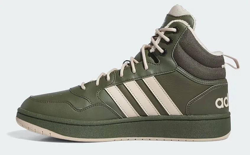 shoes adidas Performance Hoops 3.0 Mid Wtr - Night Cargo/Clay Brown/Core Black - men´s