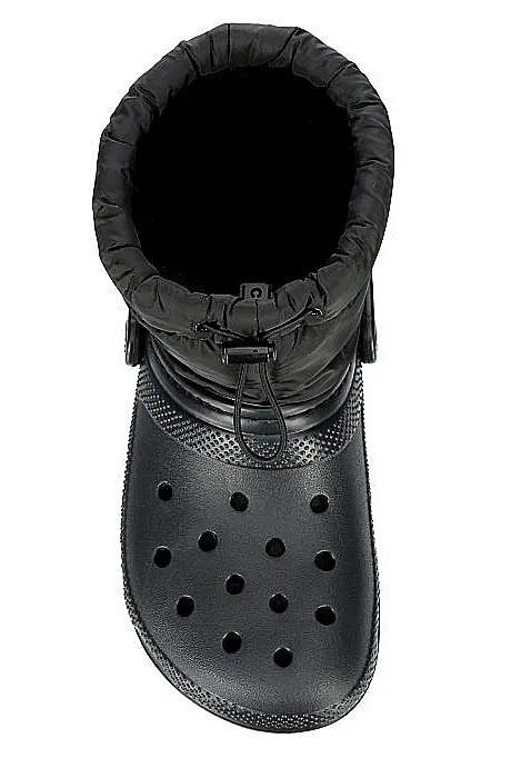 shoes Crocs Classic Lined Neo Puff Boot - Black/Black