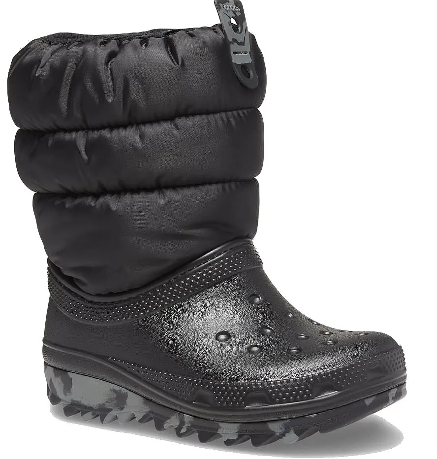 shoes Crocs Classic Neo Puff Boot K - Black - unisex junior