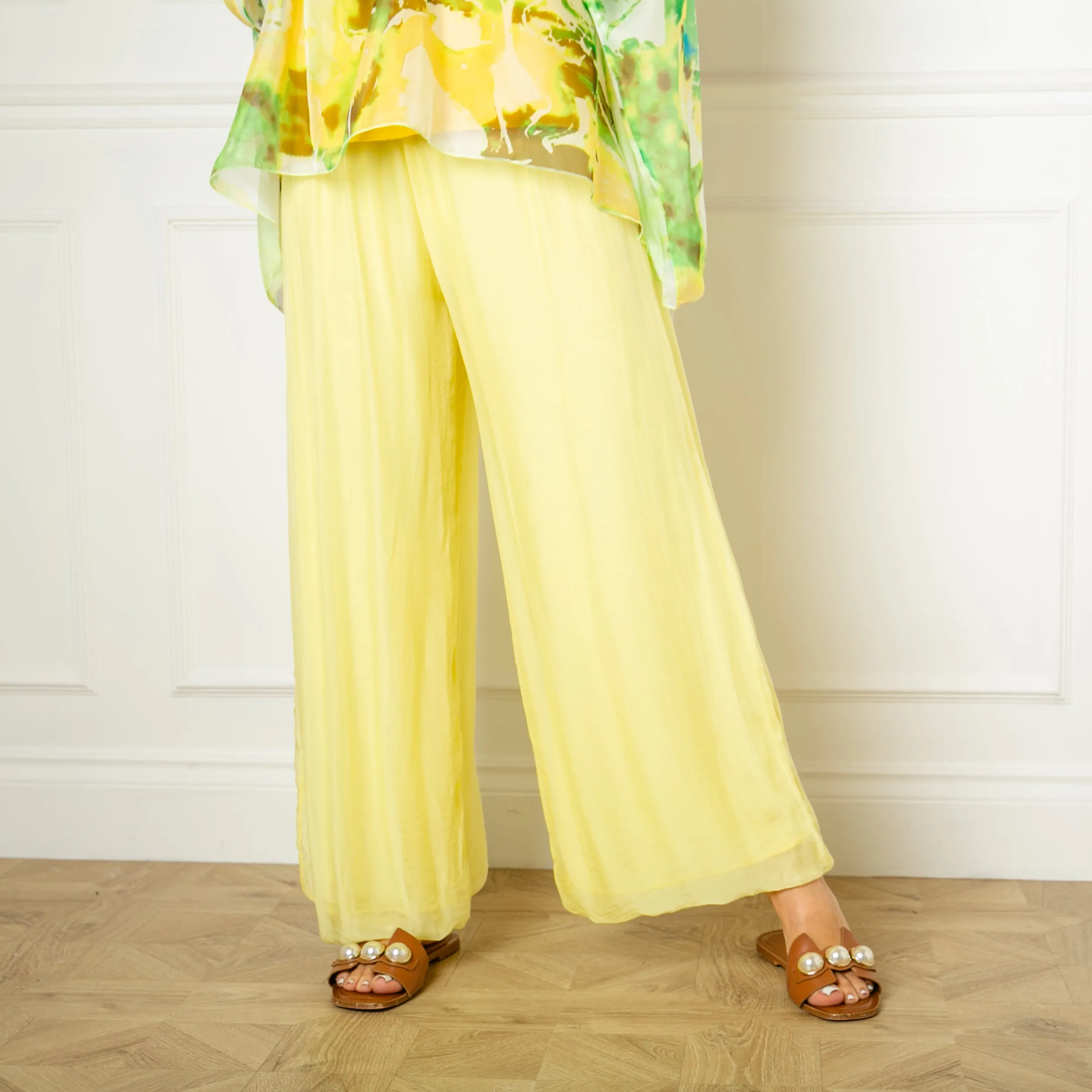 Silk Blend Trousers