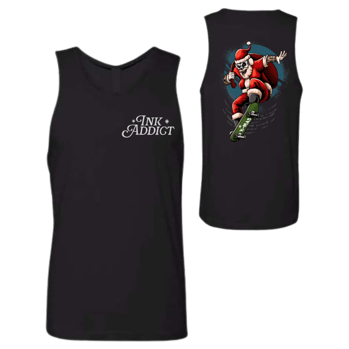 Skater Santa Men's Tank