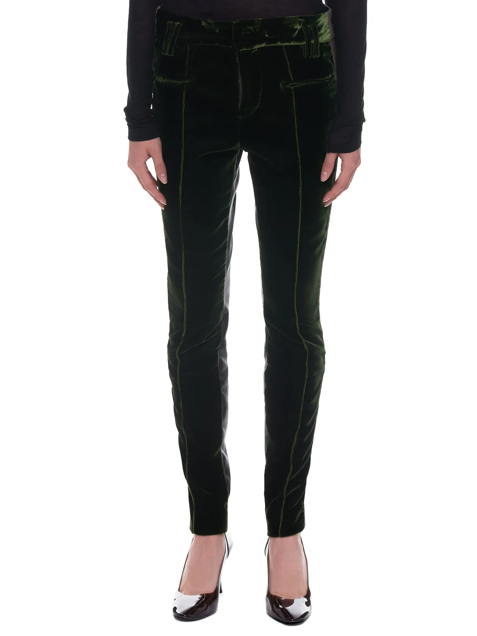 Skinny Leg Trousers (204-1412-188-033-CYPRESS)