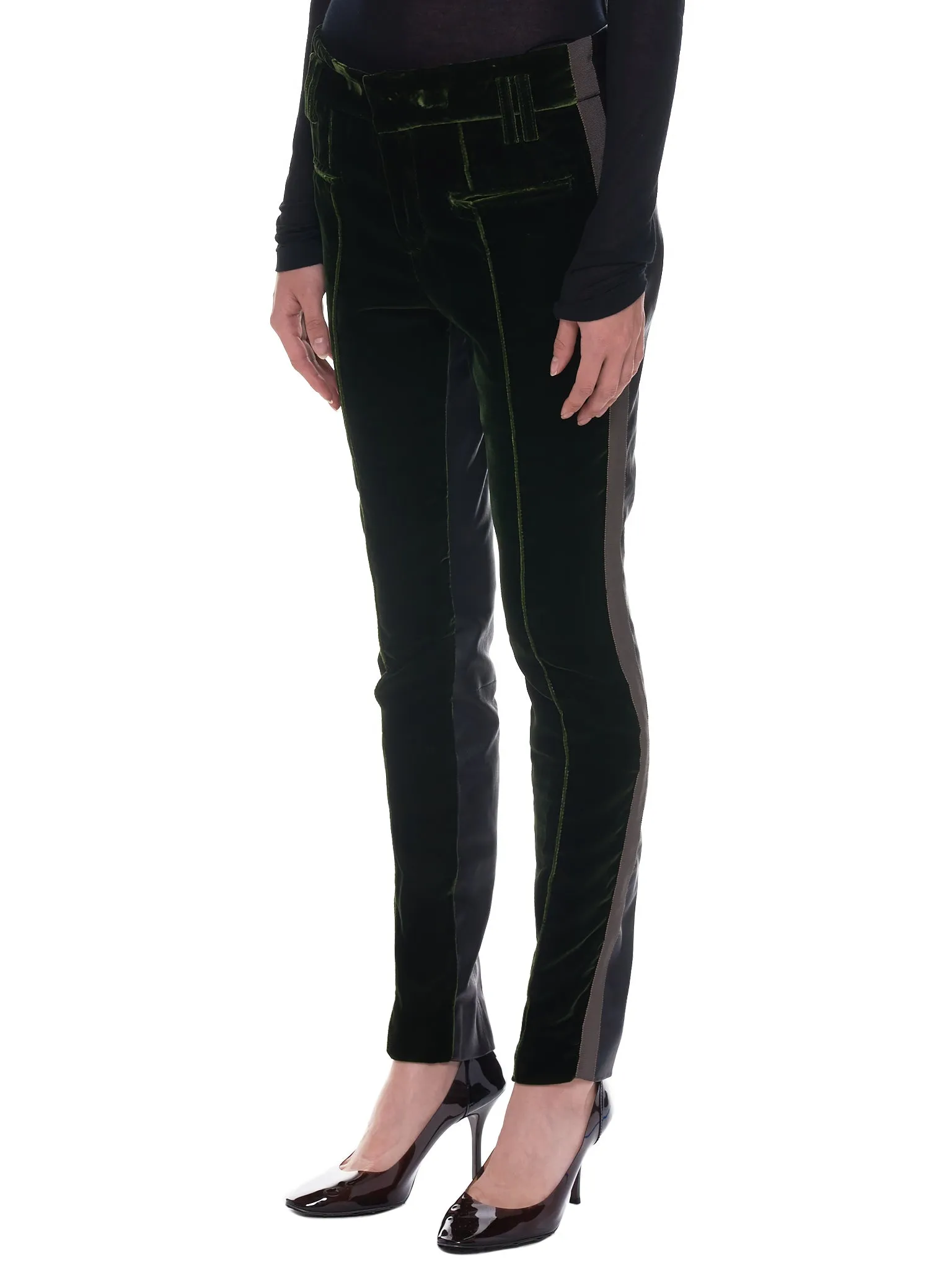 Skinny Leg Trousers (204-1412-188-033-CYPRESS)