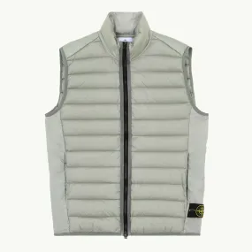 Sleeveless Down Jacket Patch Loom Chambers - Grey Green 6081