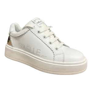 Girls' White/Silver Model Sneakers Code: GS0027L